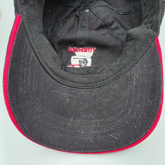 Toshiba Classic Volunteer Adjustable Black Red Baseball Cap Hat Sports Golf - Picture 8 of 9